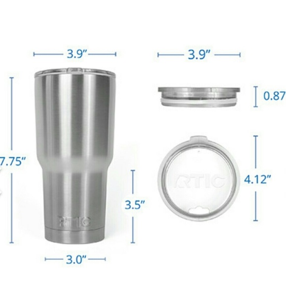 RTIC Black 30 oz. Insulated Tumbler - Picture 7 of 9